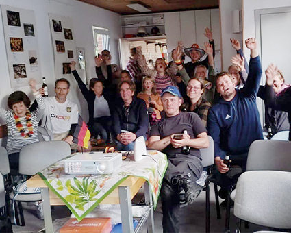 Böbber im Fußballfieber