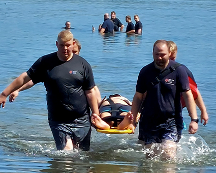 Standortverlagerte Ausbildungsveranstaltung des DRK