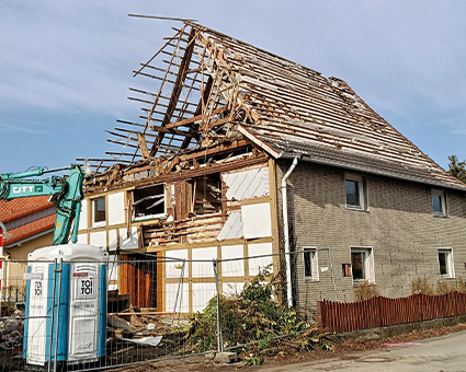 Schweres Gerät im Einsatz